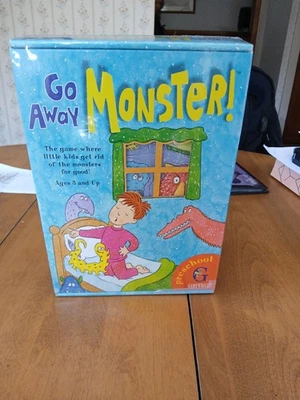 Go Away Monster! Board Game Complete Gamewright Vintage 1997 Game wright - Image 1 of 3