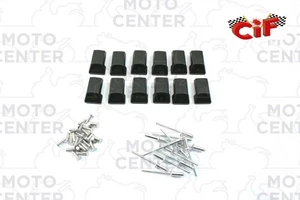 KIT PUNTALINI E RIBATTINI STRISCE PEDANA PIAGGIO VESPA PX 125 150 200 ('84-'16) - Picture 1 of 1