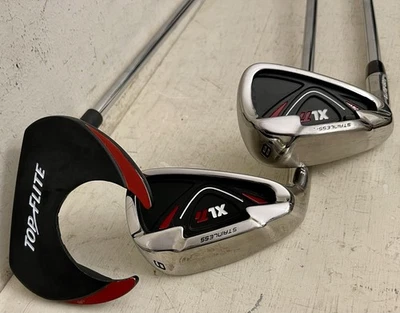 3 pc TOP FLITE XL TI 8 & 9 IRON & XL Putter SUPER CLEAN!! RIGHT HAND - Image 1 of 4