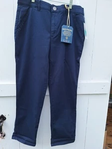 NWT Democracy Ab solution High Rise Mold Hold Capri Straight Leg Navy Blue Sz 12 - Picture 1 of 4