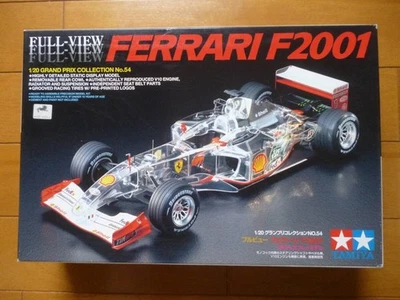 Kit modellino Tamiya 1/20 Ferrari F2001 vista completa nuovo mai aperto raro - Immagine 1 di 4