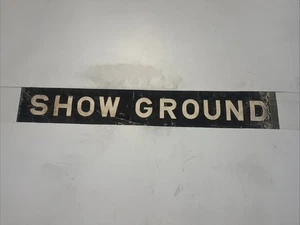 SHOW GROUND NEWARK -  X1 Lincolnshire 1960s Bus Destination Blind 30” Gift - Picture 1 of 8