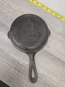 1929-1939 Griswold LBL no. Sartén de hierro fundido 3 necesita restauración  - Imagen 1 de 10