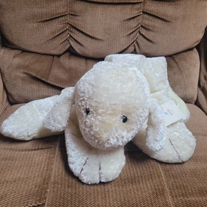 NUEVO CON ETIQUETAS NUEVO Baby Gund Cómoda Acogedora Manta de Felpa Cordero Lovey Crema Pies Satinados 5865 22" - Imagen 1 de 6