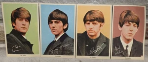 Juego de 4 postales vintage de los Beatles 1964. Paul, John, George & Ringo - Imagen 1 de 14
