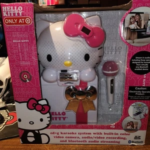 Sistema de karaoke Hello Kitty CD+G 2013 cámara a color incorporada grabación de audio/vídeo - Imagen 1 de 9