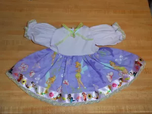 Disney Tink Tinkerbell Kleid mit Knopf und Feenband für 16"CPK Kohl Patch - Bild 1 von 9