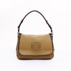 Loewe One Shoulder Handbag Beige Pink Ws6454 5/16 1 59Ma