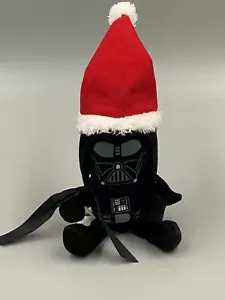 Small Star Wars Plush Stuffed Darth Vader Wearing Santa Hat - Picture 1 of 7