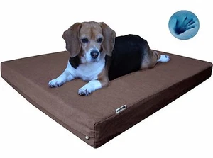 Gel Memory Foam Pet Bed Durable Orthopedic Waterproof for Small Extra Large Dogs - Picture 1 of 15