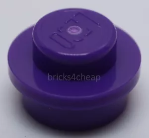 Lego 30x Piastra viola scuro rotonda 1 x 1 - Foto 1 di 1