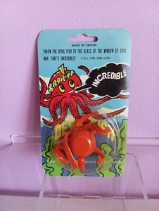 π₯π₯ Sorpresine patatine Vintage Devil Fish Polipo Appiccicoso Vetri New π₯π₯ - Foto 1 di 3