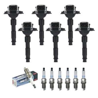 Juego de 6 bobinas de encendido y bujías Denso para Audi A6/Allroad Quattro/S4 2,7 L Foto 1 de 4