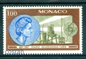 1967 Maria Skłodowska-Curie,NOBEL prize in Physics/Chemistry,Monaco,Mi.874,MNH - Picture 1 of 1