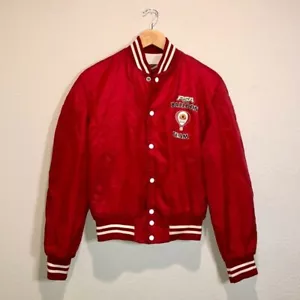 Men's Pacific SW Airlines Vintage Balloon Team Red Jacket Sz Sm - Picture 1 of 11