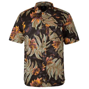 Volcom Marble Floral Woven Shirt rinsed black - Allover Print Button Down Hemd - Bild 1 von 3