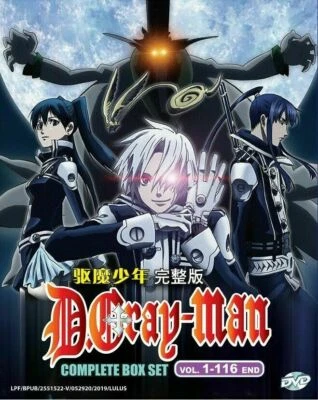 DVD D.Gray-Man Complete Box Set Vol. 1-116END English Dubbed All Region FREESHIP - Image 1 of 4