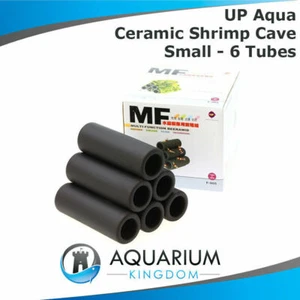 UP Aqua Ceramic Shrimp Cave - Small 6 Tubes Breeding Spawning Pyramid Ornament S - Picture 1 of 7