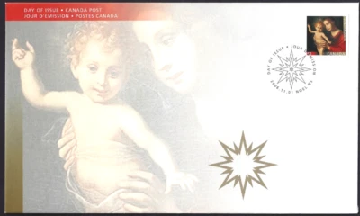 🍁Canadá #2183 "Madonna & Child" Nuevo 2006 Primer Día Cubierta Foto 1 de 2