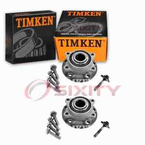 2 pc Timken Front Wheel Bearing Hub Assembly for 2003-2007 Volvo XC70 yl