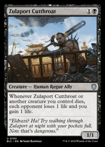 Zulaport Cutthroat 0190 Non Foil Uncommon Bloomburrow Commander MTG Near Mint - Picture 1 of 2