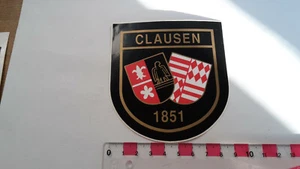 Alter Aufkleber Stadt Wappen Clausen 1851 - Bild 1 von 2