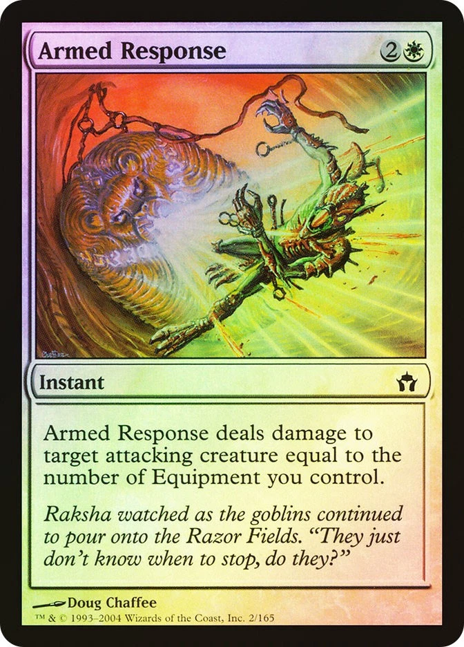 MTG FOIL Armed Response  - Fifth Dawn #002 - Image 1 of 1