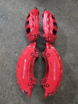 Juego completo de pinzas de freno Porsche Panamera Turbo 2010-2016 Foto 1 de 4