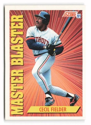 1991 Score #693 Cecil Fielder Detroit Tigers - Image 1 of 2