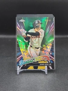 2024 Topps Chrome Logofractor Edition - Future Stars Jung-Hoo Lee #FSLE-9 Green - Picture 1 of 2