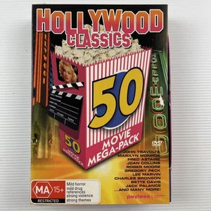 Hollywood Classics 50 Movie Mega-Pack DVD Region 4 50’s 60’s 70’s 80’s - Picture 1 of 6