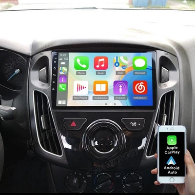 NAVITROEY For Ford Focus 2011-2018 Apple Carplay Android 15 Car Stereo Radio Sat Nav 2+64G