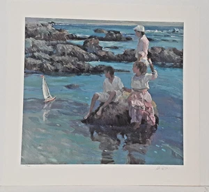 Don Hatfield "Maritime Memories" 1995 Serigraph Numbered 318/370 24" x22" Image - Picture 1 of 6