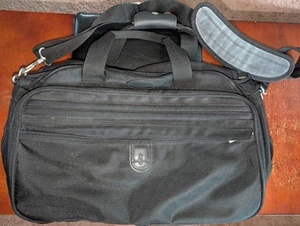Atlantic Luggage Company Black Shoulder Tote Carry On Luggage Bag 18 X 13 In - Picture 1 of 9