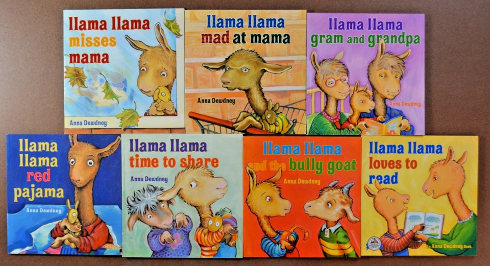Lot of 7 Llama Llama Picture Books by Anna Dewdney Misses Mama Red Pajama D2 - Image 1 of 1