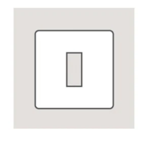 Placa de 1 cuadrilla Wandsworth Infinity serie 3 P901 - Imagen 1 de 1