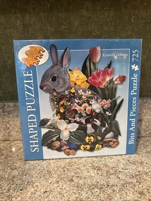 Spring Has Sprung Rabbits, 725 pc Bits & Pieces puzzle, Russell Cobane-NEW - Image 1 of 4