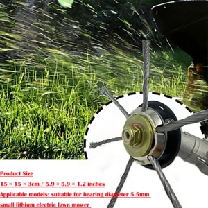 Lawn Mower Steel Wire Grass Trimmer Head Brush Cutter Weed Eater Trimmer Head - Picture 1 of 14