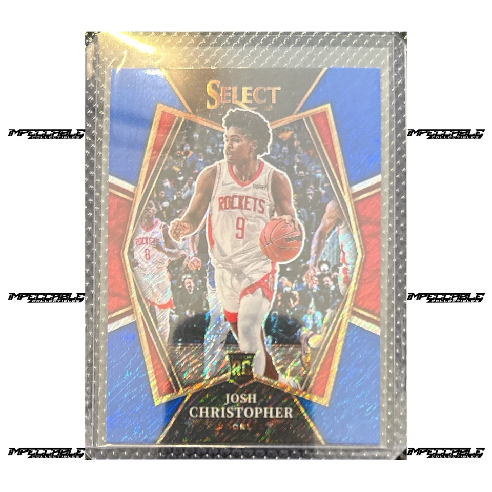 2021-22 Panini Select - Premier Shimmer Blue #133 Josh Christopher (RC) - Image 1 of 1