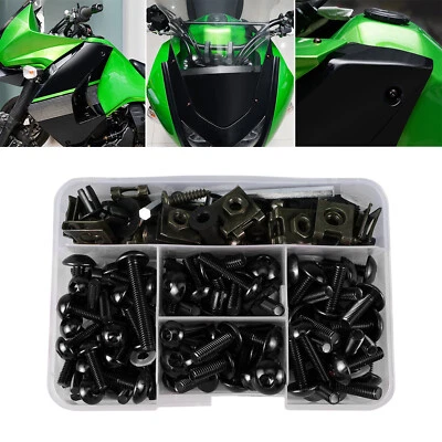Kit de tornillos de carenado tornillos de carrocería para Honda CBR600RR CBR900RR CBR1000RR CBR1100XX Foto 1 de 4
