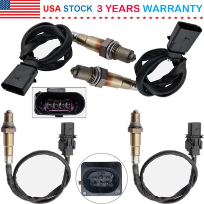 4 件氧气传感器 Up+Down 适用于 2007 - 2017 年大众途锐 2007 - 2010 奥迪 Q7 3.6L — 第 1/4 张图片