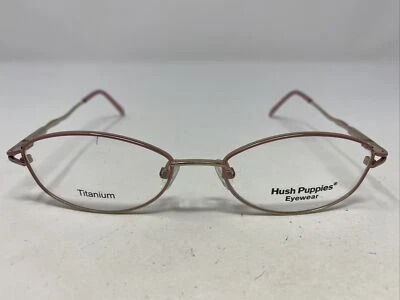 Hush Puppies HT26 ROSE-RO 51-16-135 розовый металлический полный ободок очки ОПРАВА и M30 - Изображение 1 из 4