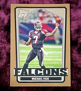 Michael Vick 2007 Topps DPP Gold #24 MINT Falcons Jersey VT Hokies Legends Penix - Bild 1 von 4