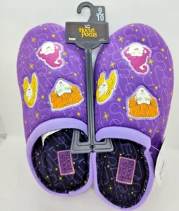 DISNEY Hocus Pocus Women’s Size 9-10 Comfort Slippers Slip-On Shoes Purple - Picture 1 of 3