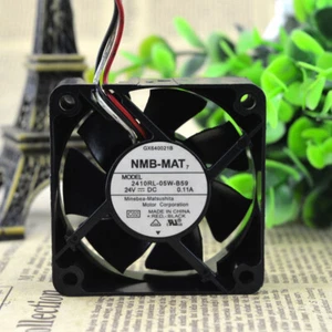 NMB 6025 24V 0.11A 2410RL-05W-B59 6CM Chassis Cooling Industrial Fan - Picture 1 of 5