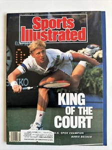 Sports Illustrated September 18, 1989 Boris Becker U.S. Open - Picture 1 of 12