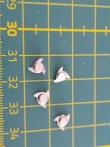 4x Wheel Knock Offs Metal Model Spare Parts Ferrari, Mercedes Diorama 1:24 Scale - Picture 1 of 4