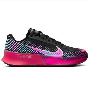 NEW Nike Zoom Vapor 11 HC PRM Womens Size 8.5 Tennis FD6694 001 Fireberry Black
