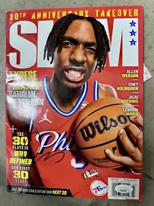 Tyrese Maxey Signed Autograph SLAM Magazine JSA Philadelphia 76ers - Picture 1 of 1