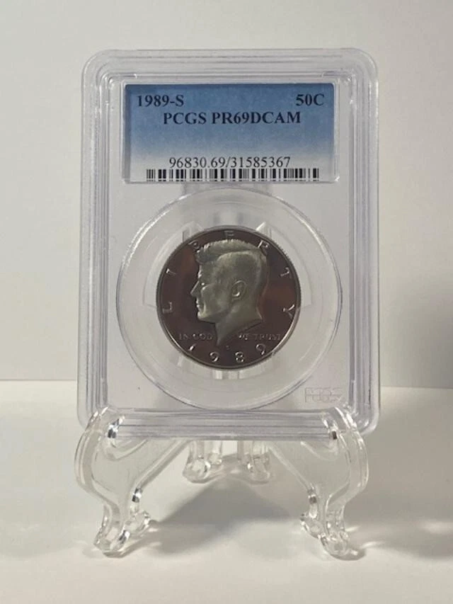 1989-S Kennedy Proof Half Dollar PCGS PF69 DCAM # 5367 - Image 1 of 2